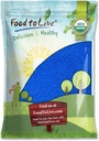 Alimentos para Vivir Orgánica Azul Espirulina Polvo, 8 Libras – No GMO, Puro Azul-Grand Algae Extracto, Vegano, No-Irradiado, Grande para Jugos, Smoothies, Shakes, Bebidas, y Colorear Alimentos