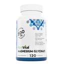PlantVital Magnesium Glycinate 200mg 120 Capsules - Alta Absorción, No GMO, Vegan, Libre de gluten - Asistencias sueño normal, músculo " función nerviosa, corazón normal " salud ósea, ayuda a sentir calma " Relájate