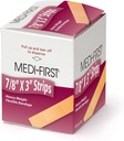 Medique Products 61433 Extra Heavy Weight Latex Free Flexible Bandages de banda de tejido, 7/8-Inch Por 3-Inch, 100 Por Box