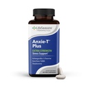 Anxie-T Plus - Extra Strength Stress Relief Supplement - Supports Mood & Mental Focus - Feel Calm and Relaxed - Eases Tension " Nervousness - Ashwagandha, Kava Kava, GABA " L-Theanine - 60 cápsulas