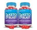 (2 Pack) Apple Cider Vinegar Gummies 1000MG Keto Blast Keto ACV Gummies Advanced Formulated with Pomegranate Beet Juice Powder B12 Vegan Non GMO 120 Gummys