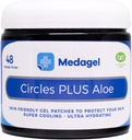 Circles Plus Aloe, Paraben Free Hydrogel Pads, Blister Prevention, Instant Cooling &amp; Soothing Relief for Nursing Pain, Bug Bites, Blisters, Minor Burns & Chafing, 48 pads circulares