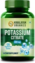 Himalayan Organics Potasio Citrate 800mg Suplemento para Mujeres Hombres - 120 Veg Tablets