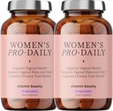 Vitamina Bounty Pro-Daily Probiótico Mujer - Soporte Vaginal, Digestivo &amp; pH Balance, 10 Billones CFUs, 5 Strains + Cranberry - 2 Pack de 60 cápsulas