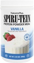 NaturesPlus SPIRU-TEIN, Vanilla - 2.12 lbs, Pack of 3 - Spirulina Protein Powder - Vitaminas &amp; Minerals for Energy - Vegetariano, Gluten Gratis - 96 Total Servings