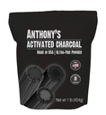 El carbón activo de Anthony, 1 lb, hecho en EE.UU., ultra fino, sin gluten