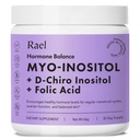Saldo hormonal de Rael para Mujeres, Suplemento de Polvo Inositol - Soporte de Función Ovárica, Vitamina B8, 40:1 Probada ratio, Ácido Fólico, Vegan (30 Servimientos)