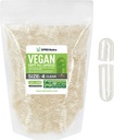 XPRS Nutra Size 4 Empty Capsules - 5000 Contar pequeñas cápsulas Vegan vacías claras - DIY Vegetable Capsule Filling - Fillable Do-It-youself Veggie Pill Caps for Supplements