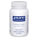 Encapsulaciones puras Cortisol Calm - Apoya Cortisol Health & Relaxation - Contiene Ashwagandha & L-Theanine - Durmiente descanso - 120 cápsulas