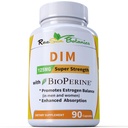 DIM Suplemento 125mg - DIM Diindolylmethane Plus BioPerine 90-Day Supply of DIM for Estrogen Balance, Hormone Menopause Balance, Acne Support, Hair Skin and Nails
