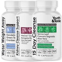 Apoyo completo para la desintoxicación de jóvenes y tónicos – 15 días limpiador de colon " Gut Detox, saneamiento de los riñones, equilibrio de agua " salud del hígado, 90 pastillas para mujeres y hombres