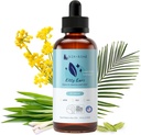 kin+kind Cat Ear Cleaner - Cat Ear Drops, Vet Ear Solution, Elimina Wax, Odor e Itchy Irritation, Cat Ear Cleaner Solution, Natural in-Home Pet Grooming - Made in USA