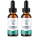 (2 Pack) Cortexi Ear Drops - Fórmula Oficial - Cortexi Tinnitus Tratamiento Cortéxi Hearing Support Drops, Cortexi para el anillo en las orejas, Cortexi Supplement Drops Maximum Strength New Improved (2 oz)