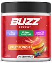 Mañana Buzz Energy Drink Powder - Energy Boost Drink Mix - Sugar-Free Energy with Antioxidants - Morning Kickstart and Sports Nutrition Endurance Product - 30 Servings, Fruit Punch, 7.9 Ounces