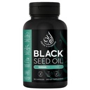 Halal Natural Black Seed Oil Capsules 1000mg Cold Presionado, Vegan, No GMO Nigella Sativa Capsules, Gluten Free Pills ← 90 Conde, 1000mg PS