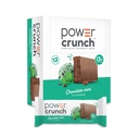 Power Crunch Protein Wafer Bares, High Protein Snacks with Delicious Taste, Chocolate Mint, 1.4 Ounce (12 Conde)