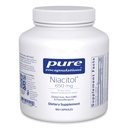 Encapsulaciones puras Niacitol 650 mg peru Hipoallergenic No-Flush Niacin para soportar la digestión, síntesis de hormonas y formación de tejidos TEN 180 cápsulas