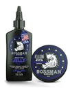 Bossman Jelly Beard Oil for Men ' Beard Balm for Men Combo - Royal Oud Scent