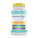Suplemento de apoyo orgánico de todo en uno 60 cápsulas veganos - Elderberry 500mg, Ashwagandha 500mg, 400mg vitamina C y zinc - Vitamina D3 - Boosters inmunitarios para adultos