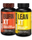 Jacked Factory Burn XT Thermogenic Fat Burner &amp; Lean XT Caffeine Free Weight Loss Suplemento de pérdida de peso