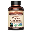 Ceylon Cinnamon Shop Organic Ceylon Cinnamon (100% certificado) Suplemento, 90 cápsulas
