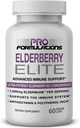 Pro Fórmulas — Elite de arándano — Elderberry Extract 65:1 — Advanced Immune Support Capsules - 60 ct — 1.000 mg por Serving — Vegetariano, Sin Colores Artificiales o Sabores