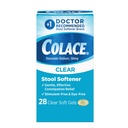 Colace Softener Softener Soft Gel Capsules Constipation Relief 50mg Docusate Sodium Doctor Recomendado 28ct