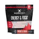Wilderness Athlete - Energy & Focus TENER Energy Booster for Women &amp; Hombre - Energy Drink Mix with Natural Caffeine - Low-Carb, Zero Sugar Energy Drink Powder - 30 Serving Energy Drink Packets (Wild Berry)