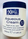 XBC Aqueous Cream Emollient 500ml Gran Tub Relief para la piel seca