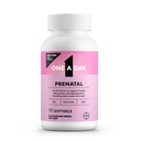 Un día de vitaminas prenatales- ácido fólico, hierro, omega- 3 (DHA), vitaminas de embarazo para mujeres, multivitamínico prenatal para mamá y bebé, embarazo debe tener 90 Ct (paquete mayo Vary)