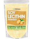 XPRS Nutra Soy Lecithin Powder Food Grade Fat Emulsifier - Apto para cocinar, hornear y más - Vegan Friendly Soy Lecithin Powder Cooking Aid (16 onzas)