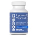 BodyBio Liposomal Vitamina C - Potente antioxidante para el soporte inmuno y la salud celular, ácido ascórbico puro con absorción máxima