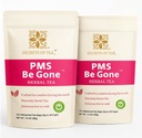 Secretos de Té PMS Tea para Mujeres y Adolescentes - Natural USDA Organic Caffeine Free Herbal Tea - 80 Servings- 40 Conde(2 Pack)