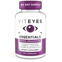 Viteyes Essentials Eye Health Suplemento dietético, Lutein " Zeaxanthin para soporte Macular, 90 cápsulas