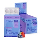 Neuro Melatonina 5 mg Mints para dormir (144 piezas) - Fast Dissolve Melatonin Azúcar Mints gratis con Lemon Balm &amp; Chamomile para dormir mejor - Suplemento para dormir tranquilo para adultos - Night Berry Flavor