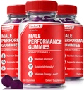 (3 Pack) Nitro Fuel X Gummies - Oficial Nitro Fuel X Ultimate Para Hombres, Nitro Fuel X ME Para Rendimiento y Salud Global, All Natural NitroFuel X ME Gummy, NitroFuel X Ultimate Gomitas (180 Gummies)