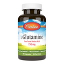 Carlson - L-Glutamina, Free-Form Amino Acid, 750 mg, Muscle Tissue Production, 90 cápsulas