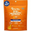 Zesty Paws 8-in-1 Multivitamina Cat Vitaminas &amp; Suplementos Mousse - Cat Vitaminas para Indoor Cats - Saludable Treat Squeeze Up for Gut, Immune, Heart, Skin & Coat Support - Chicken 14ct