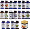 Hekma Center Supplements Package for MS - 18 Medicinal Herbs & Sidr Honey with Royal Jelly - 100% Natural, Puro Orgánico - Vegan - Suplementos para M.S