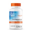 Mejor Serrapeptase del médico, 40.000 SPU, soporta la salud sinusal, no GMO, Vegan 90 Veggie Caps