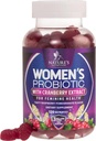 Probióticos para Mujeres Gummies con Arándano - 6 Strains Premium para PH Balance, Salud Digestiva, Vaginal &amp; Immune Support, 3 Billones CFU, Gummy Probiótico Feminine Health - 120 Gummies