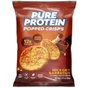 Pure Protein Popped Crisps, Hickory Barbecue, High Protein Snack, 12G Protein, 1.27oz., 12 Conde