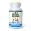 Natural Factores Cod Liver Oil, 90 cápsulas