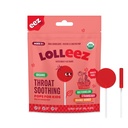 Lolleez Lollipops orgánicos para niños Sore Throat Relief, Vaiety Pack Perfect for Soothing A Sore Throat While Tasting Great, Strawberry, Watermelon & Orange Mango, 28 Count