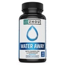 ZHOU Water Away Herbal Fórmula para el Equilibrio Fluido Saludable Silencioso con Dandelion, Potasio, Té Verde &amp; Más