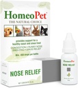 HomeoPet Nose Relief, Safe and Natural Sinus Suplemento para gatos, perros y otros animales pequeños, 15 Milliliters
