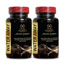 Agua Away Suplemento - Salud urinaria, Agua Retención, Diurético natural para expulsar agua Away, Siéntete mejor &amp; Más ligero, Alivio de Bloating - 2 Botella 120 cápsulas