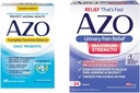 AZO Balance Femenino Completo Probióticos diarios para mujeres, prestados clínicamente para ayudar a proteger la salud vaginal y el alivio de dolor urinario Máximo Fuerza Silencioso rápido Alivio de dolor UTI, Quemado y Urgencia
