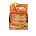 Greens+ Plusbar Protein, Chocolate Oscuro, 15g Whey Protein Isolate, Snack sin gluten con Super Greens &amp; Superfoods Ecológicos, Vegan, sin lácteos, no GMO, Reemplazo de comida, 12 Pack