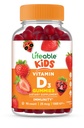 Niños Lifeable Vitamina D Gummies ← Vitamina D3 1000iu ← Gran Tasting Vitamina D3 Gummies Ø D3 Vitamin for Strong Healthy Bones and Immune Support ← Vitamin D for Kids, Boys, Girls  durable 90 Gummies